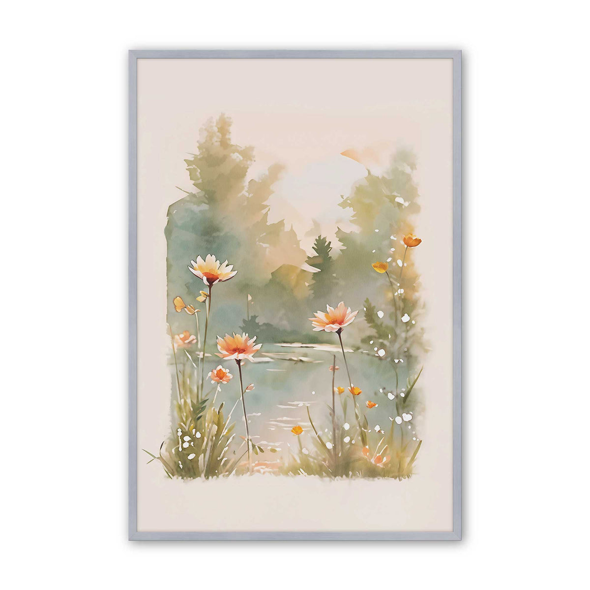 [Color:Polished Chrome], Picture of art in a Polished Chrome frame