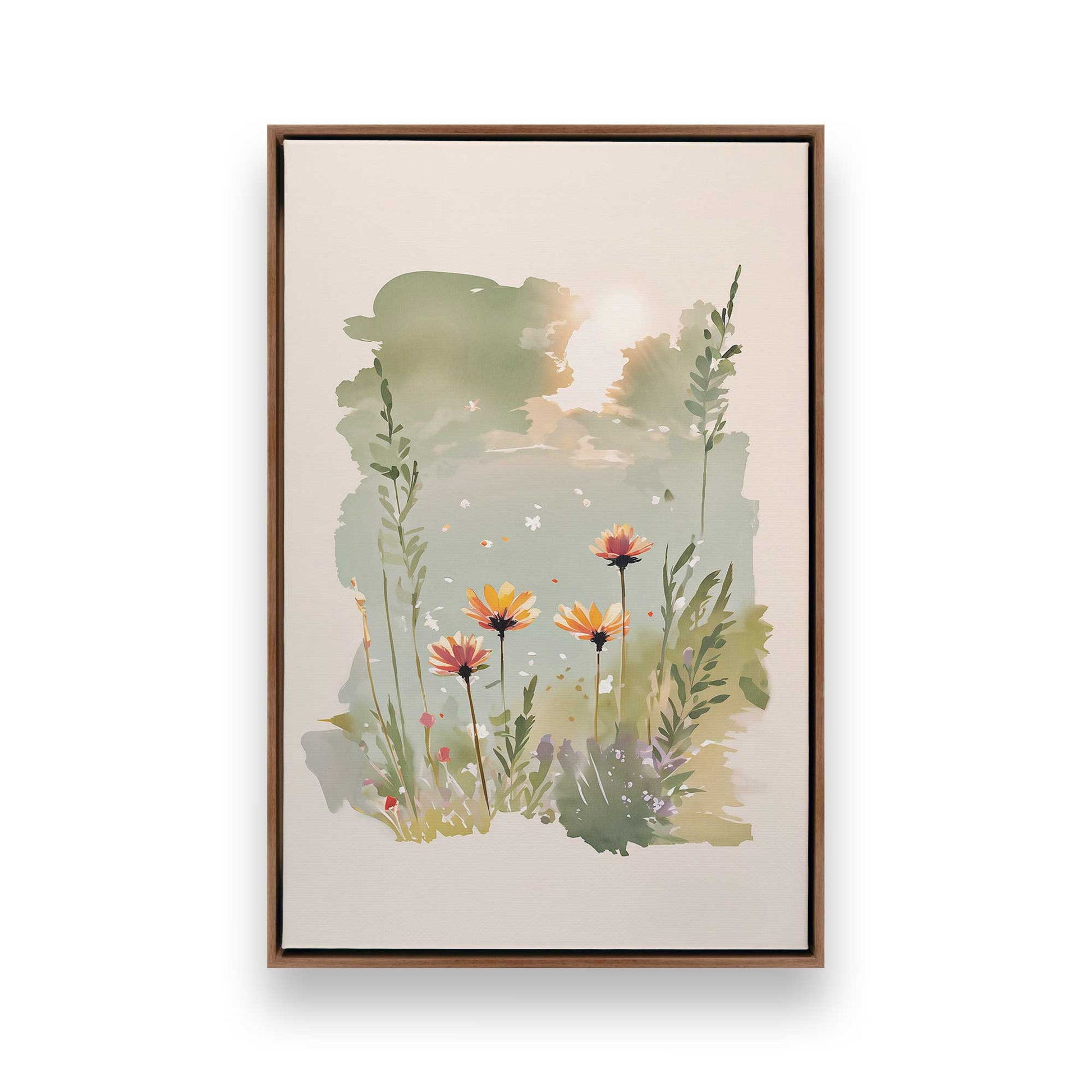 [Color:Walnut], Picture of art in a Walnut frame