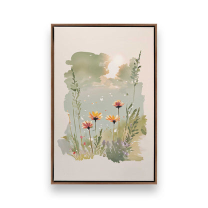 [Color:Walnut], Picture of art in a Walnut frame