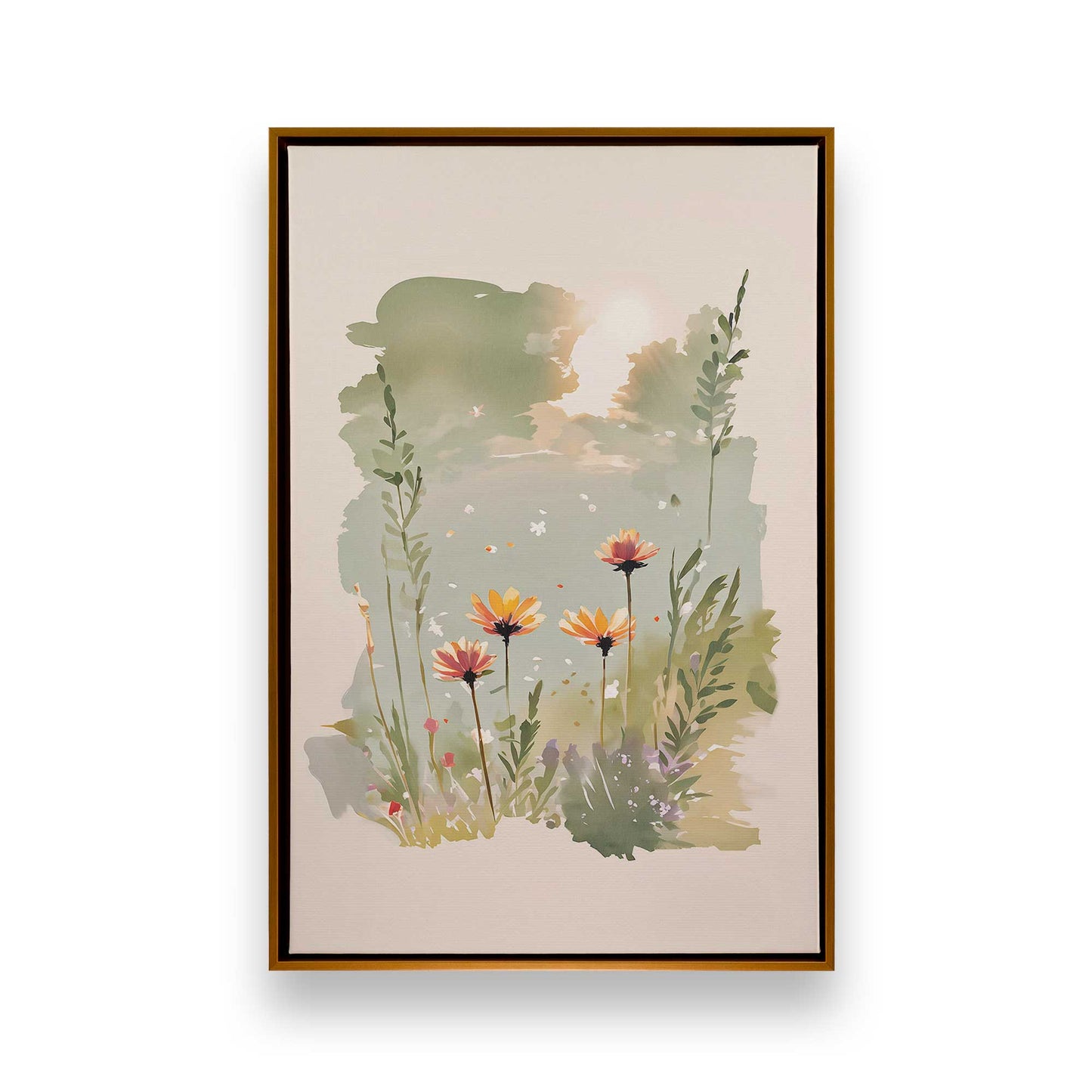 [Color:Polished Gold], Picture of art in a Polished Gold frame