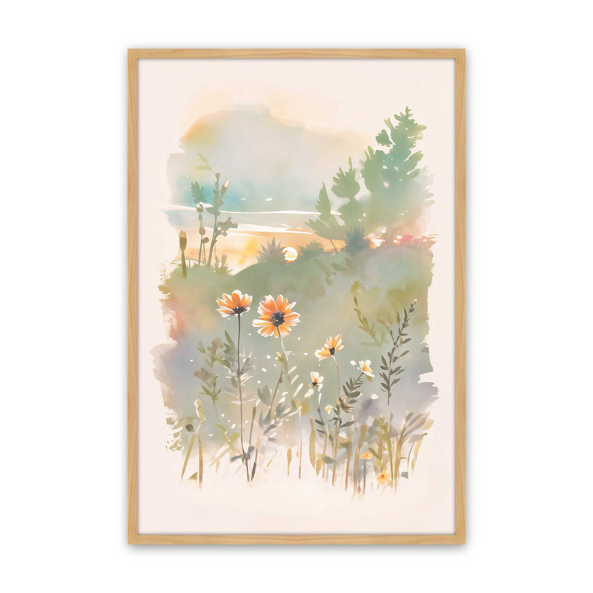 Sunny Flower Days Set of 3 At Prints