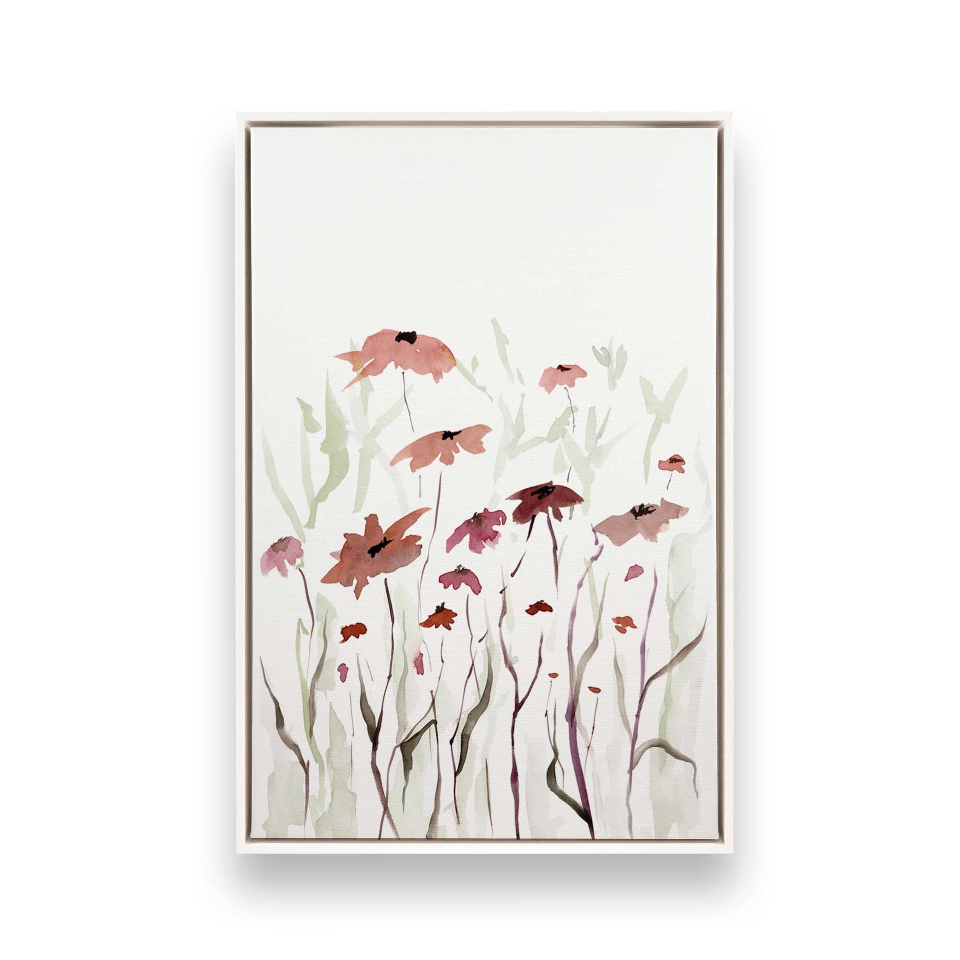 [Color:Opaque White], Picture of art in a White frame