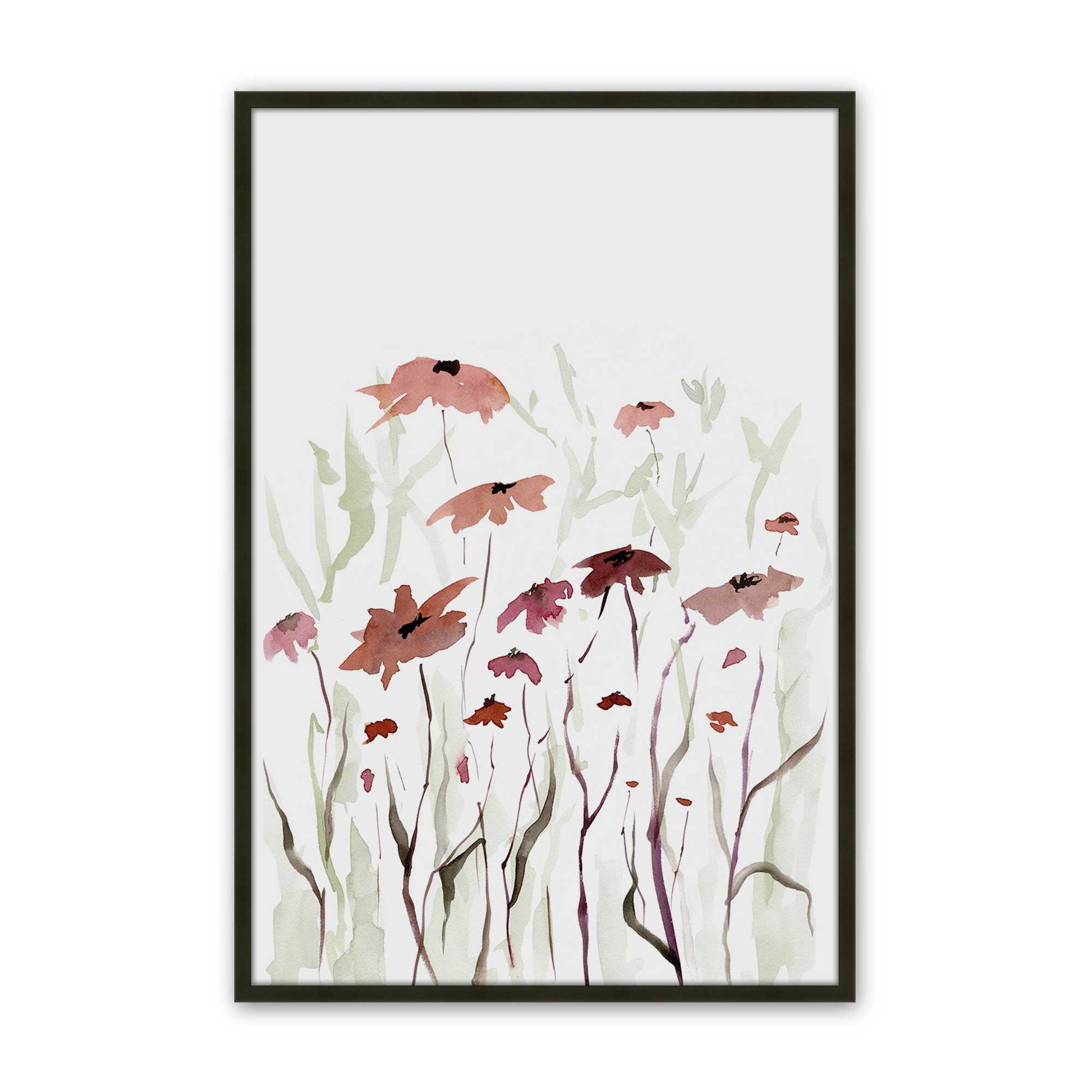 [Color:Satin Black], Picture of art in a Satin Black frame