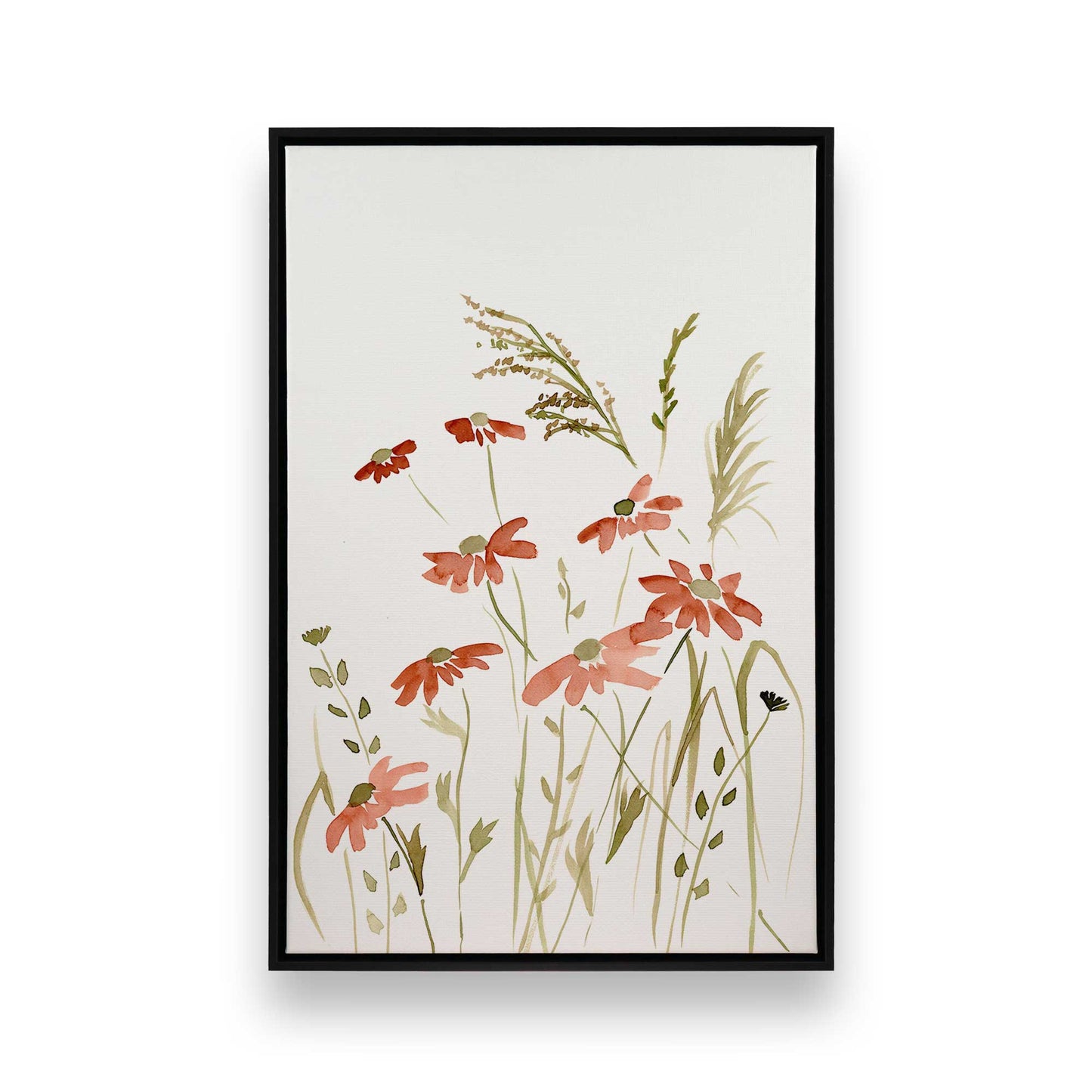 [Color:Satin Black], Picture of art in a Satin Black frame