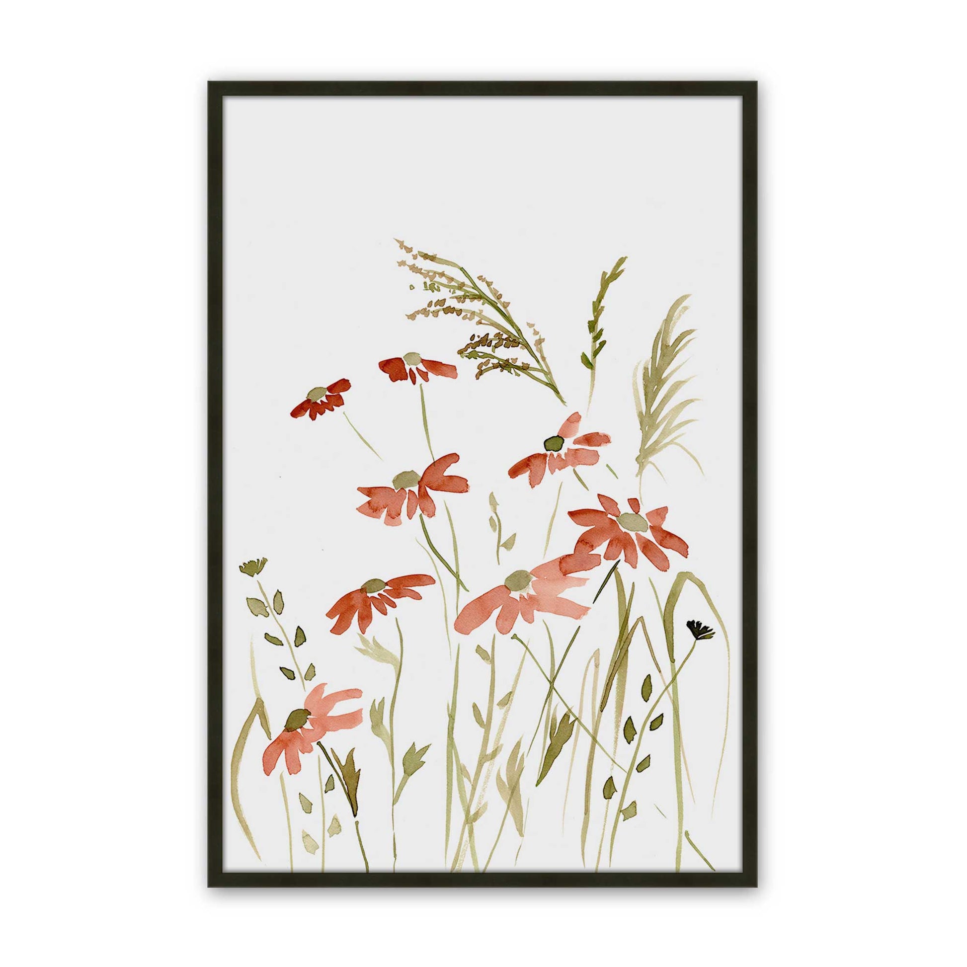 [Color:Satin Black], Picture of art in a Satin Black frame