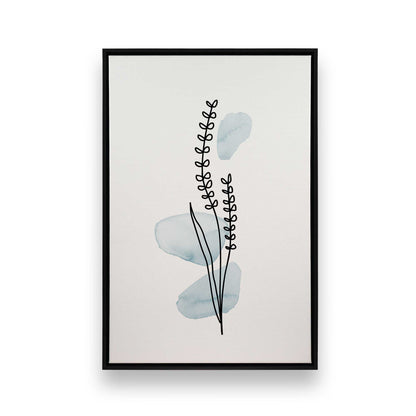 [Color:Satin Black], Picture of art in a Satin Black frame