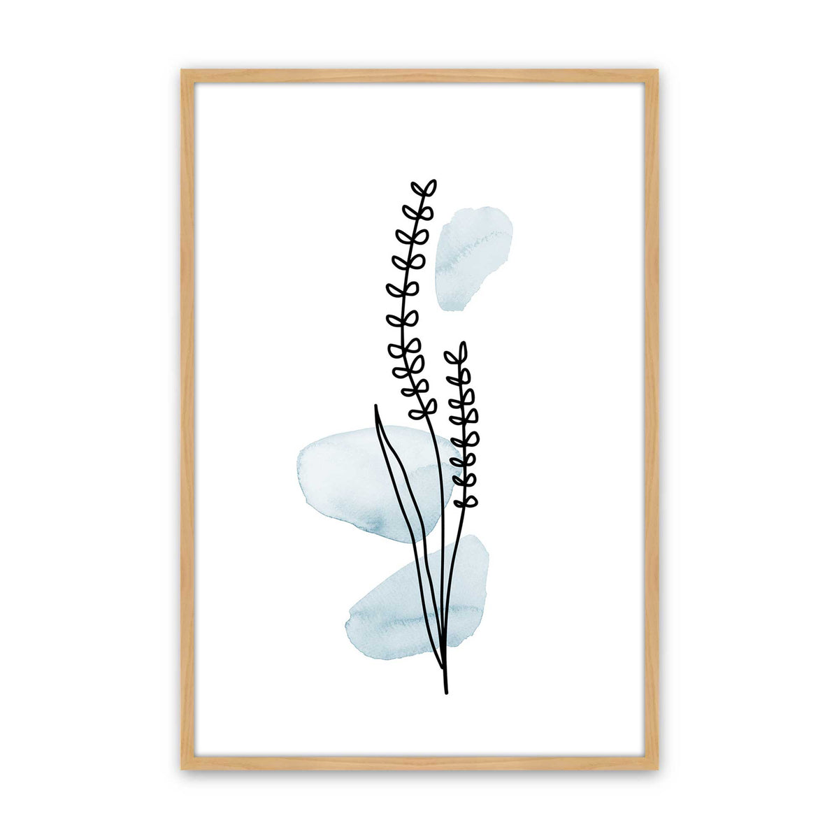 [Color:American Maple], Picture of art in a American Maple frame