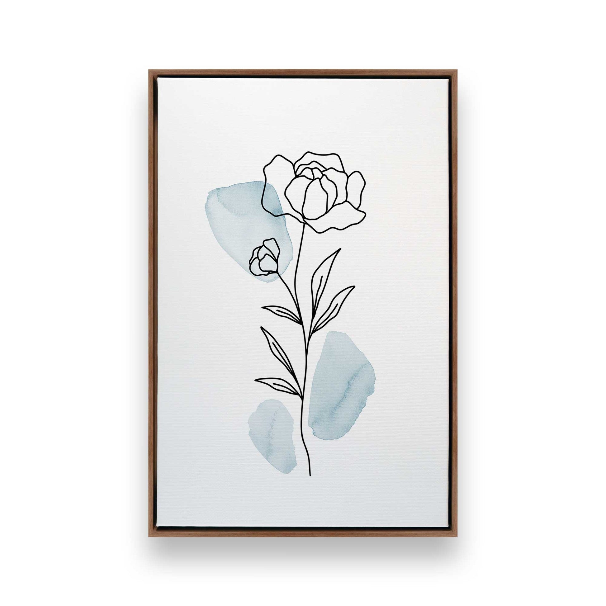 [Color:Walnut], Picture of art in a Walnut frame