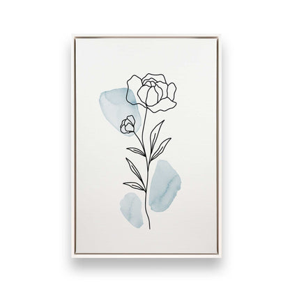 [Color:Opaque White], Picture of art in a White frame