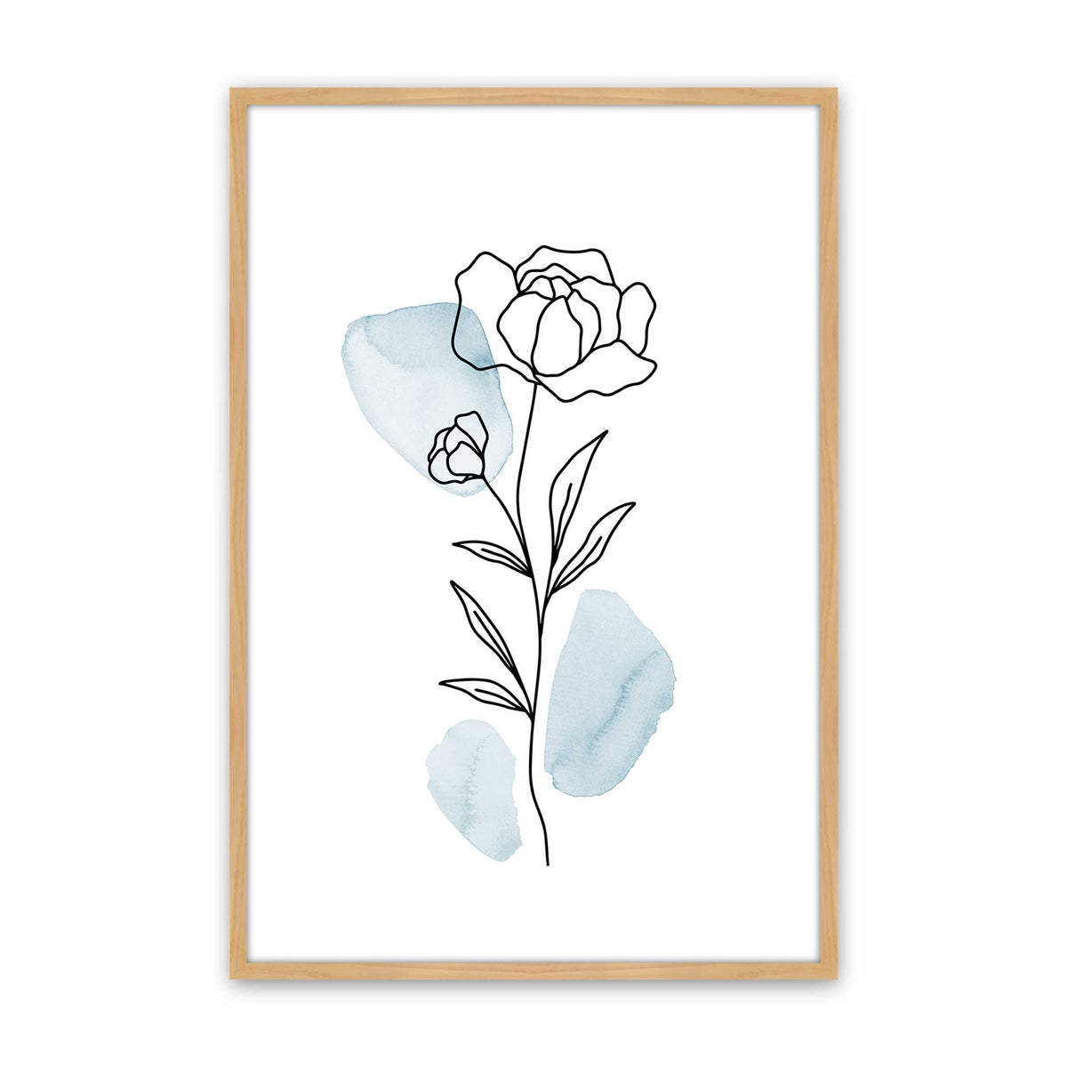 [Color:American Maple], Picture of art in a American Maple frame
