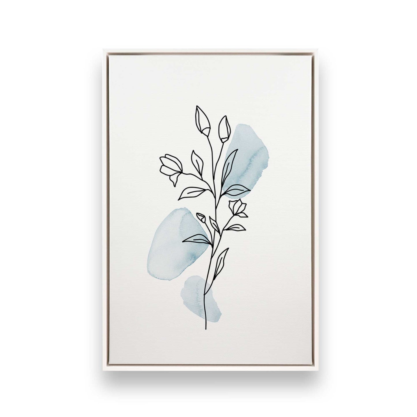 Breezy Plant Lines, Set of 3 Canvas Prints