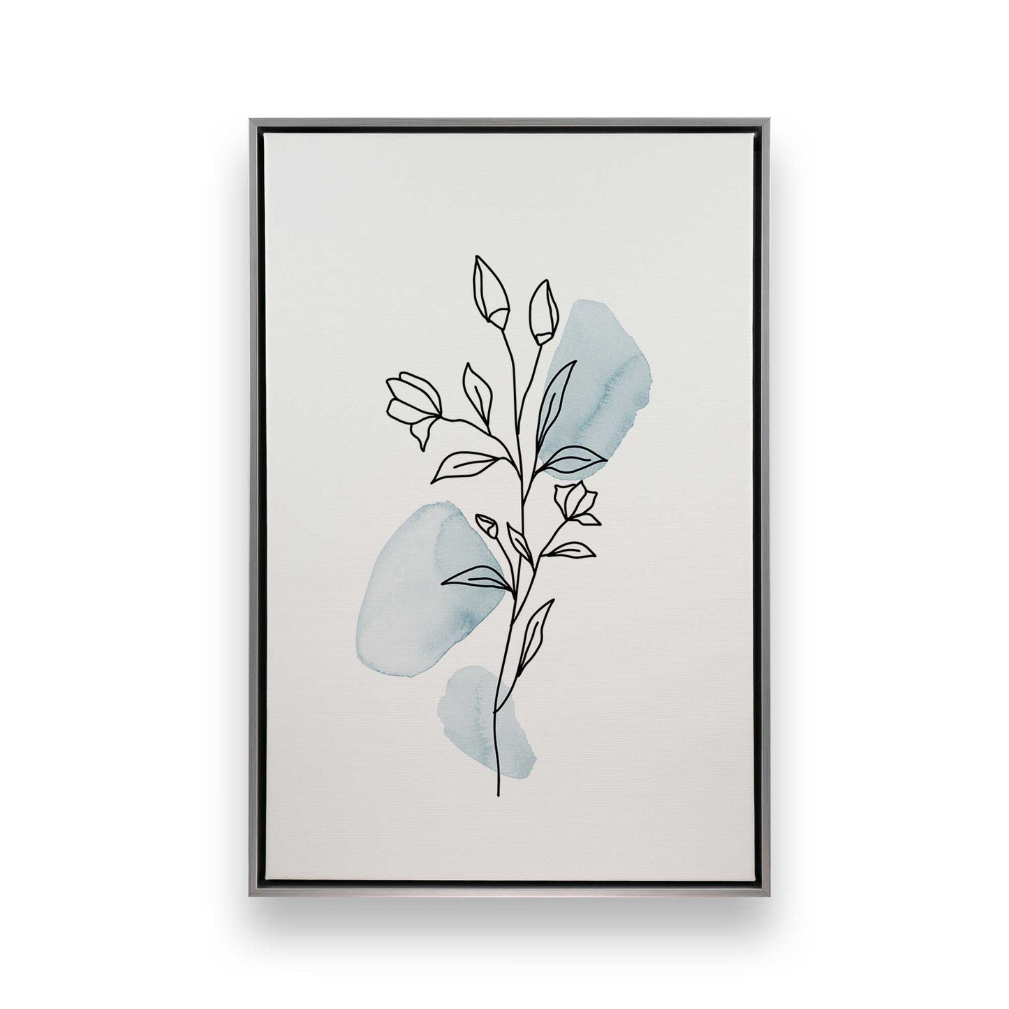 Breezy Plant Lines, Set of 3 Canvas Prints