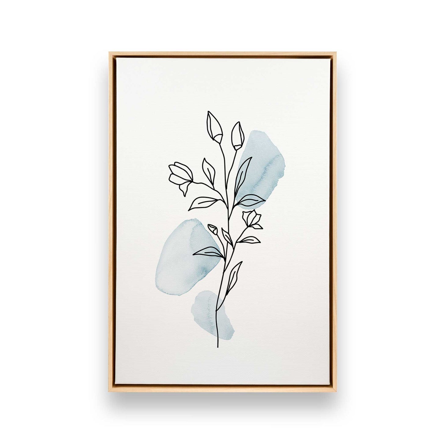 Breezy Plant Lines, Set of 3 Canvas Prints