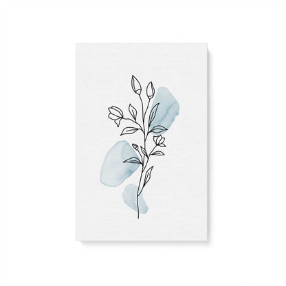 Breezy Plant Lines, Set of 3 Canvas Prints