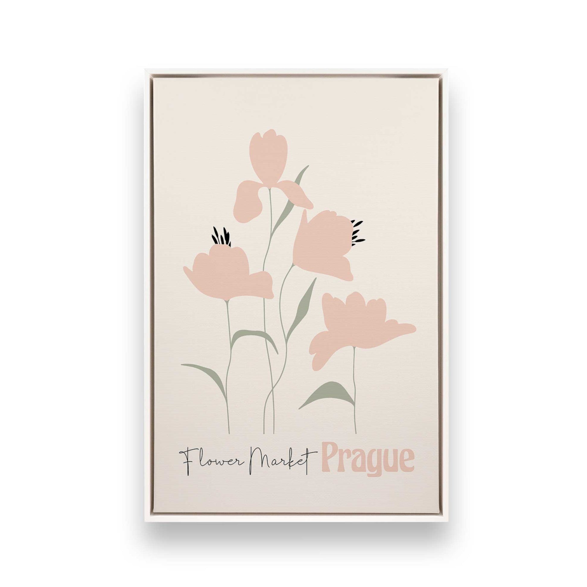 [Color:Opaque White], Picture of art in a White frame