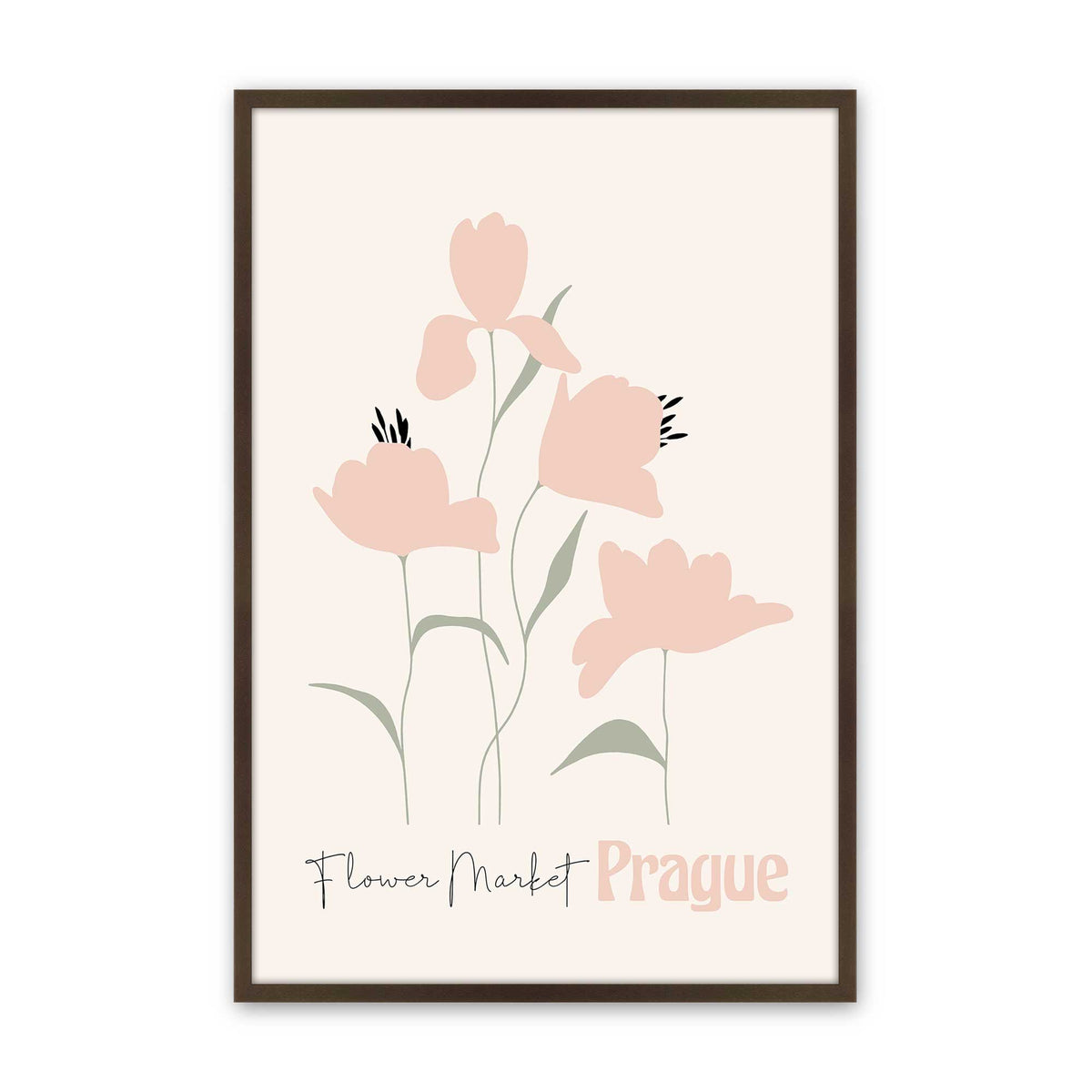 [Color:Belvinder Brown], Picture of art in a Belvinder Brown frame