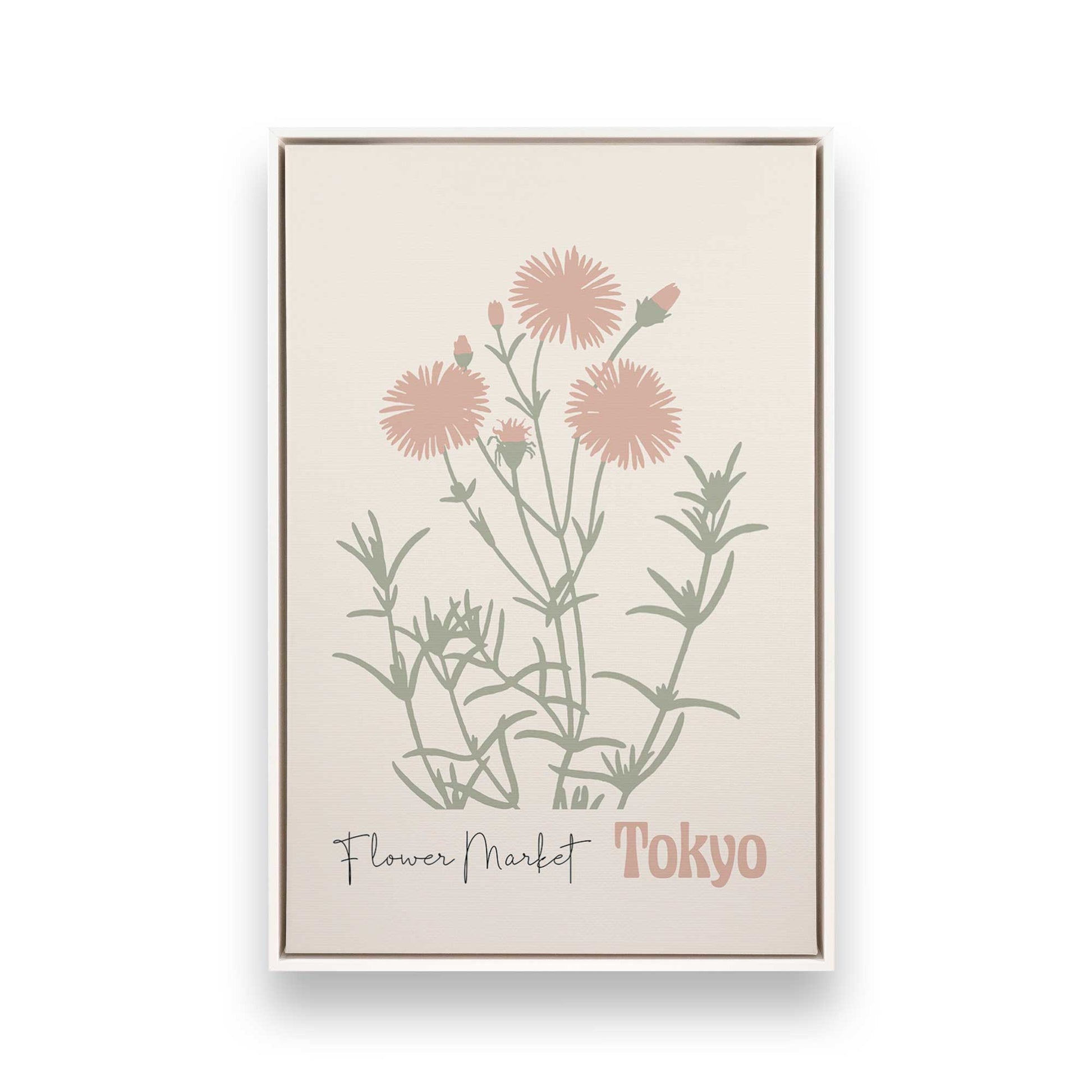 [Color:Opaque White], Picture of art in a White frame