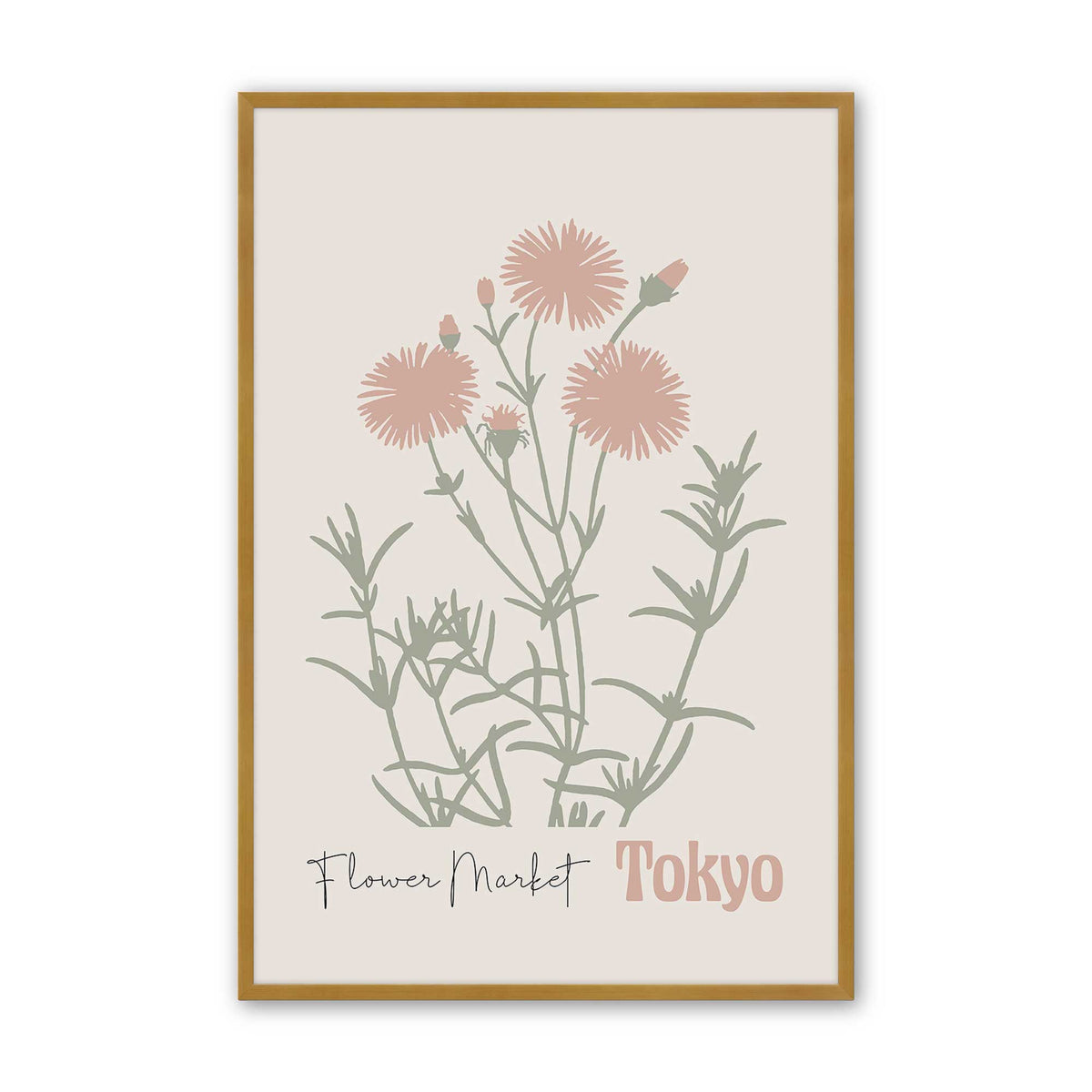 [Color:Polished Gold], Picture of art in a Polished Gold frame