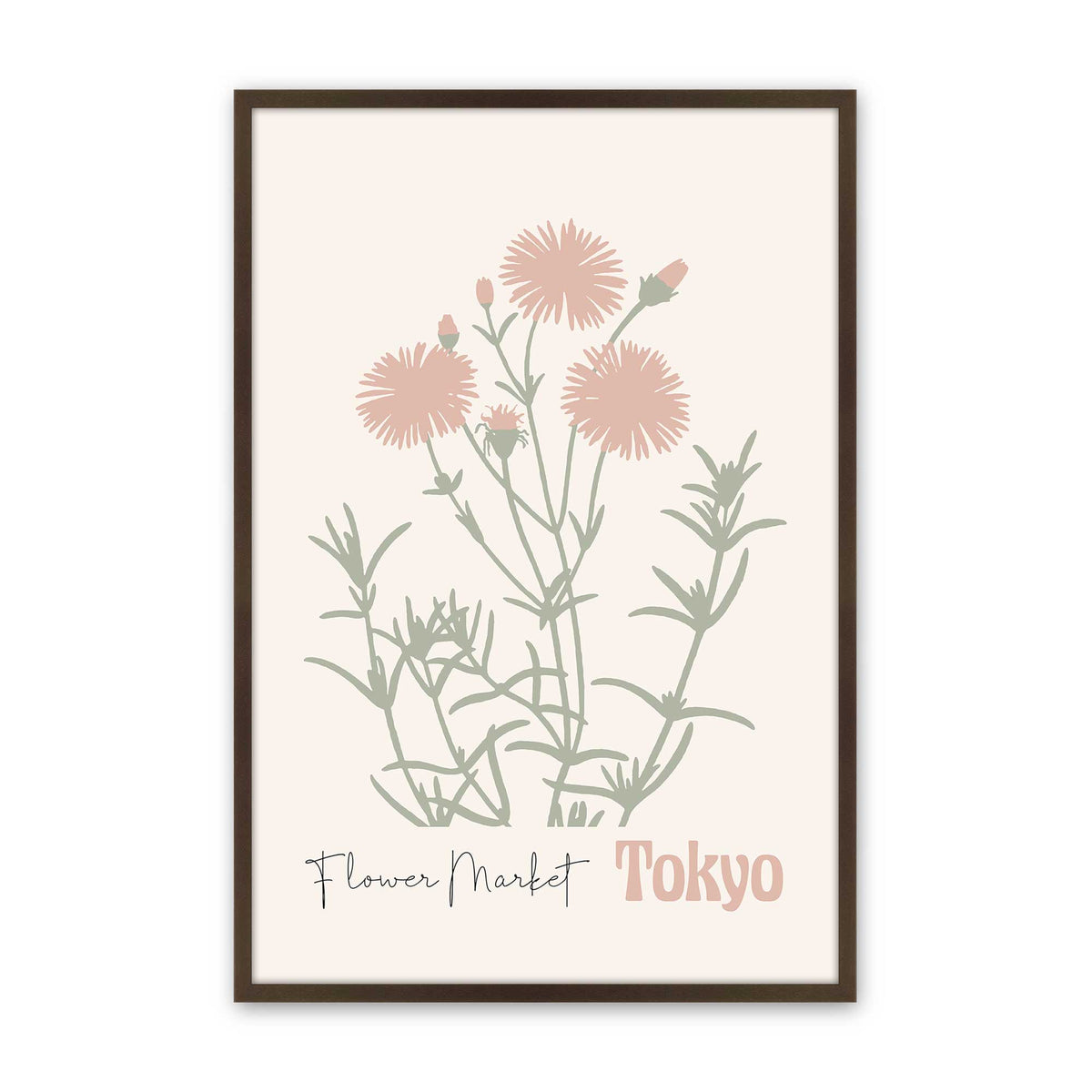[Color:Belvinder Brown], Picture of art in a Belvinder Brown frame