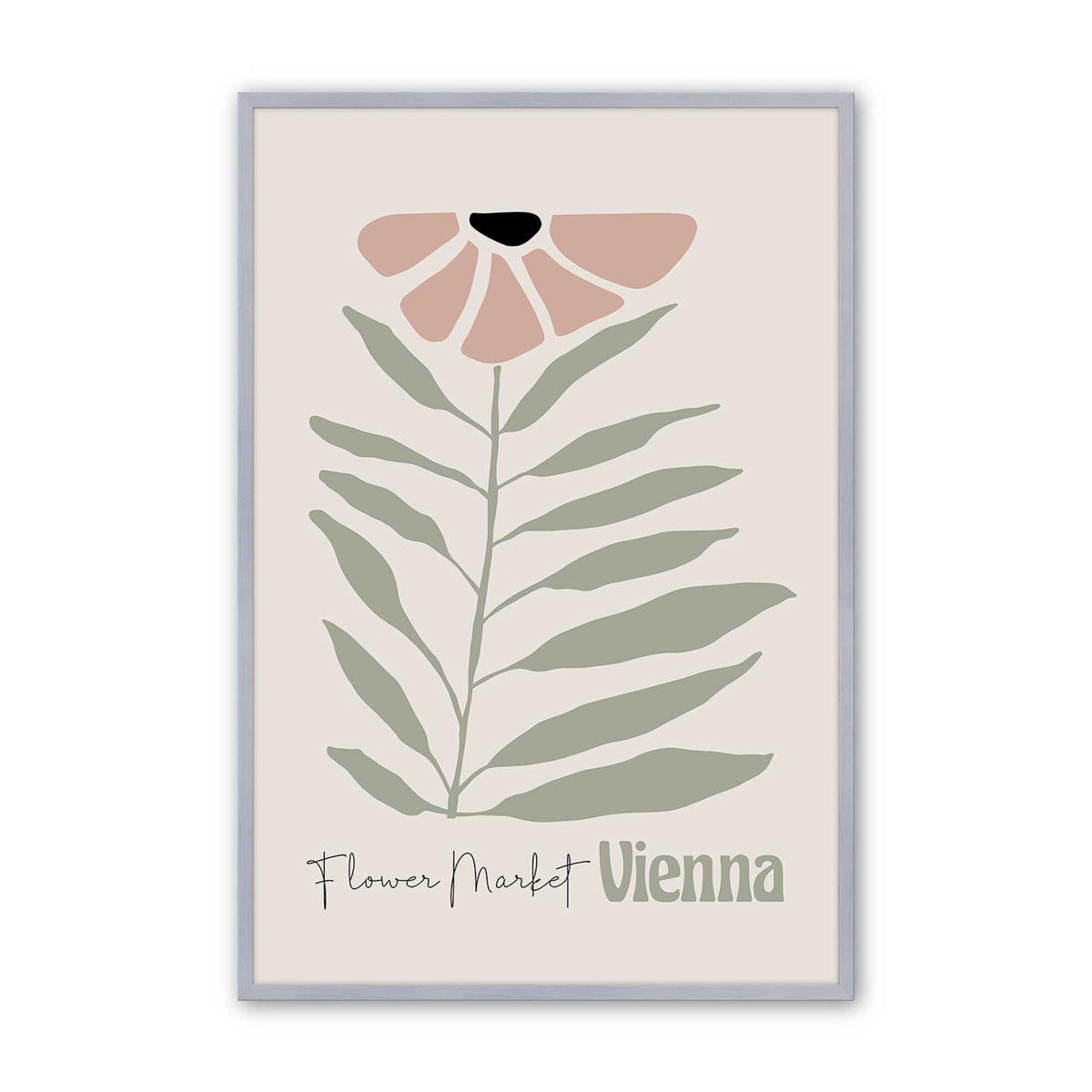 Pink Global Blooms Set of 3 At Prints