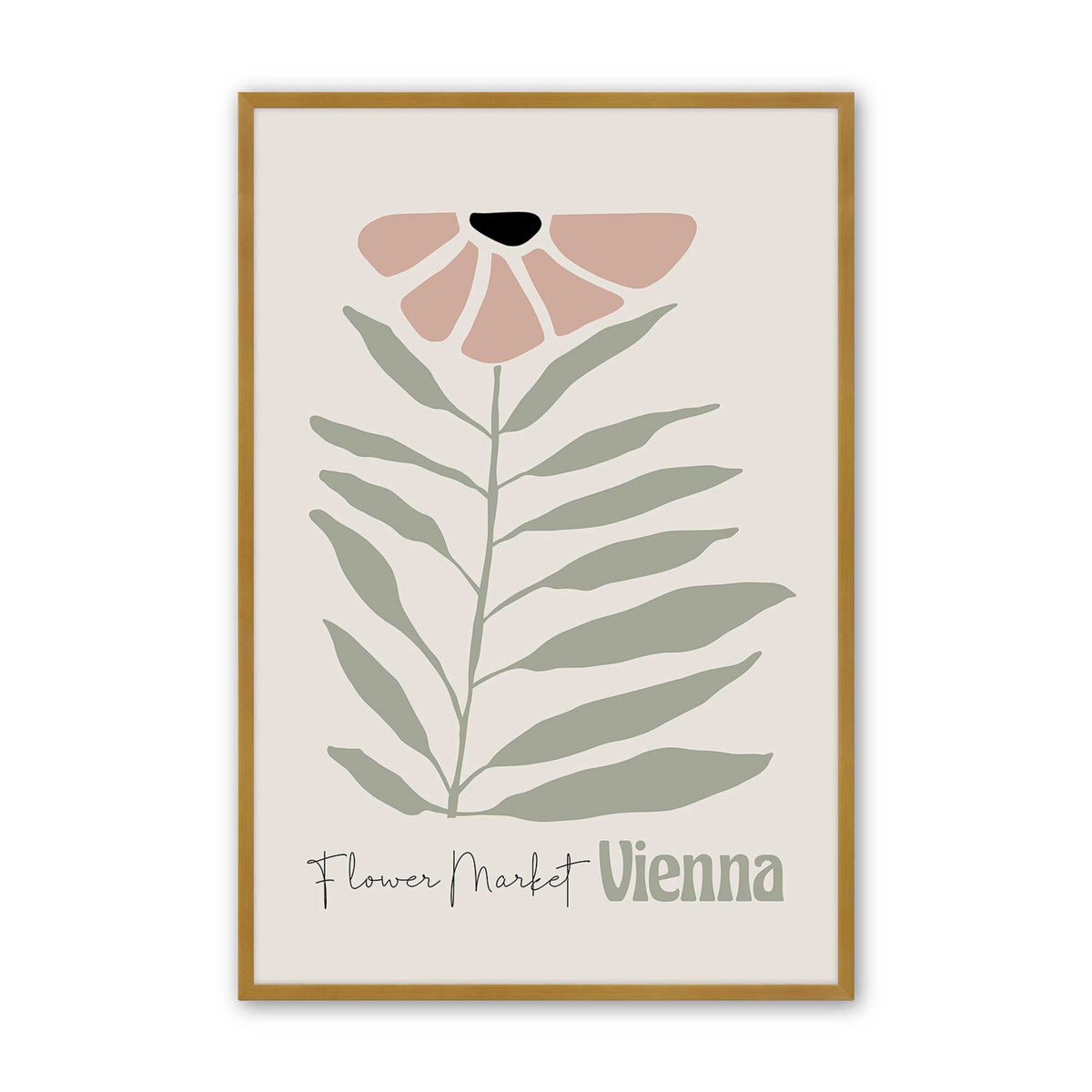 Pink Global Blooms Set of 3 At Prints
