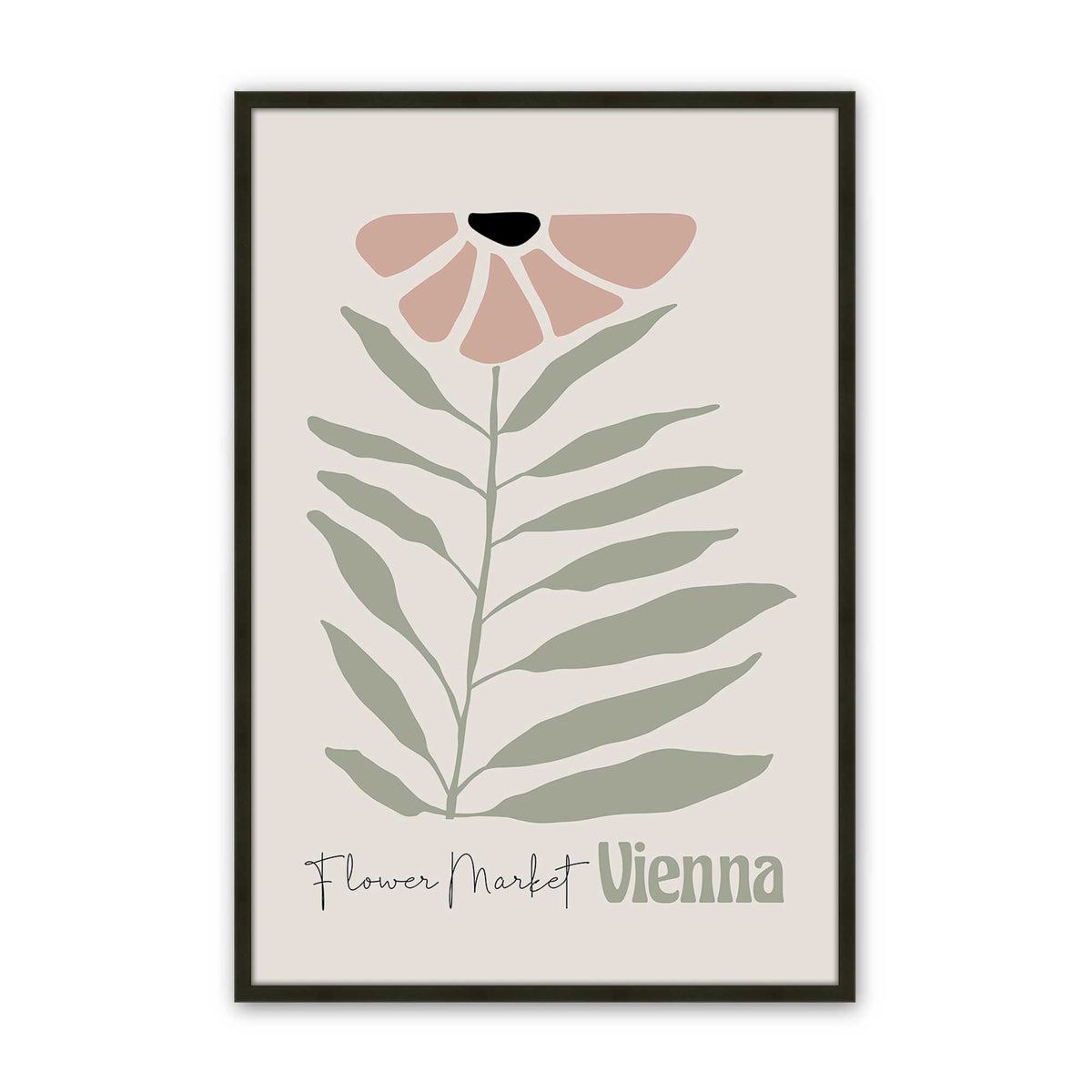 Pink Global Blooms Set of 3 At Prints