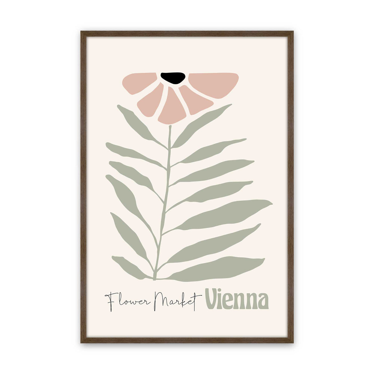 Pink Global Blooms Set of 3 At Prints
