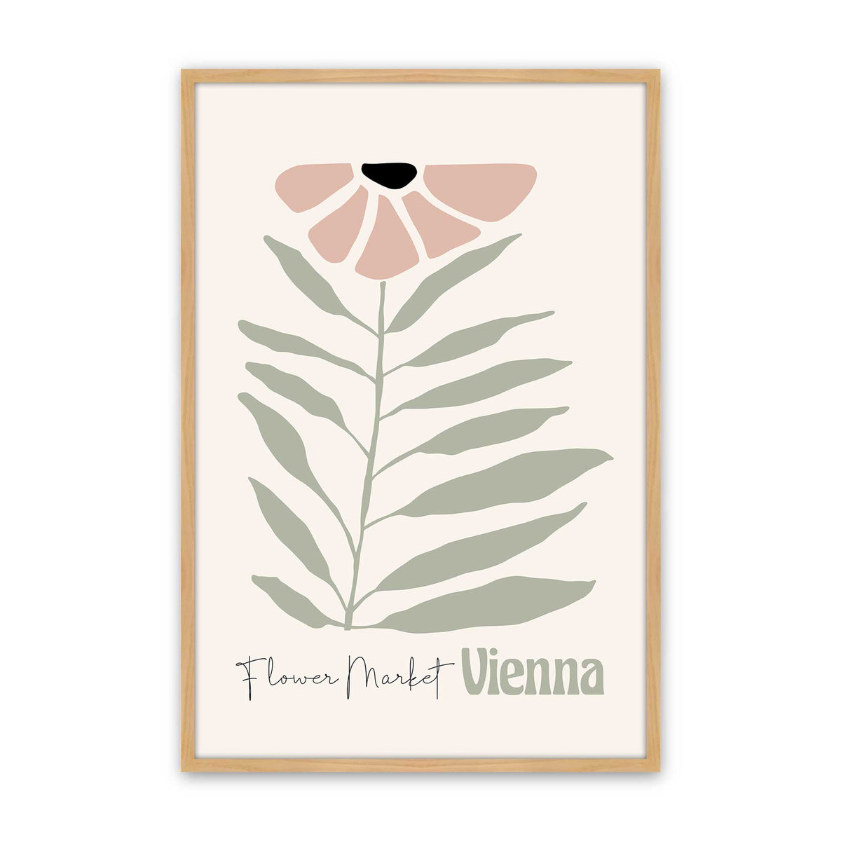 Pink Global Blooms Set of 3 At Prints
