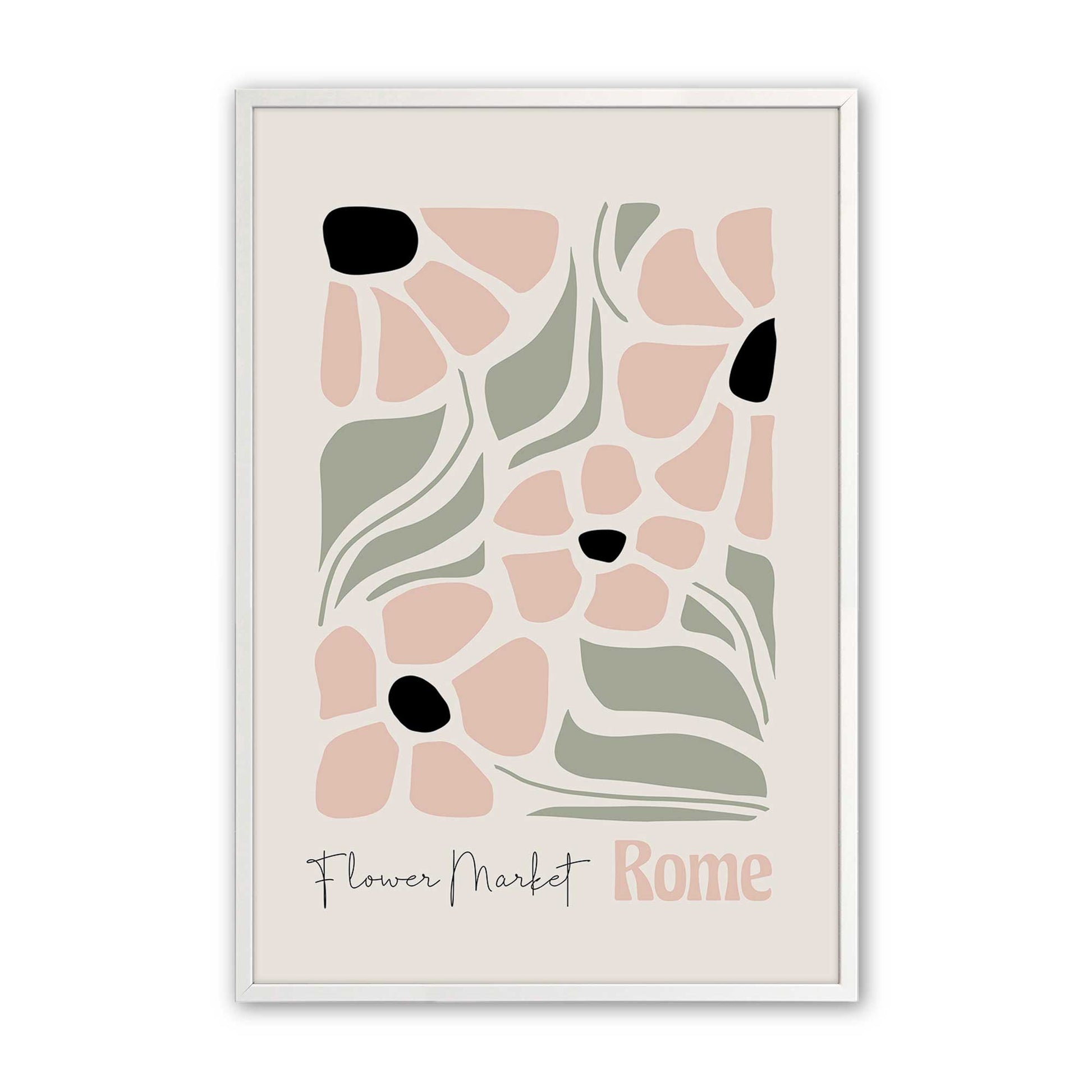 [Color:Opaque White], Picture of art in a Opaque White frame