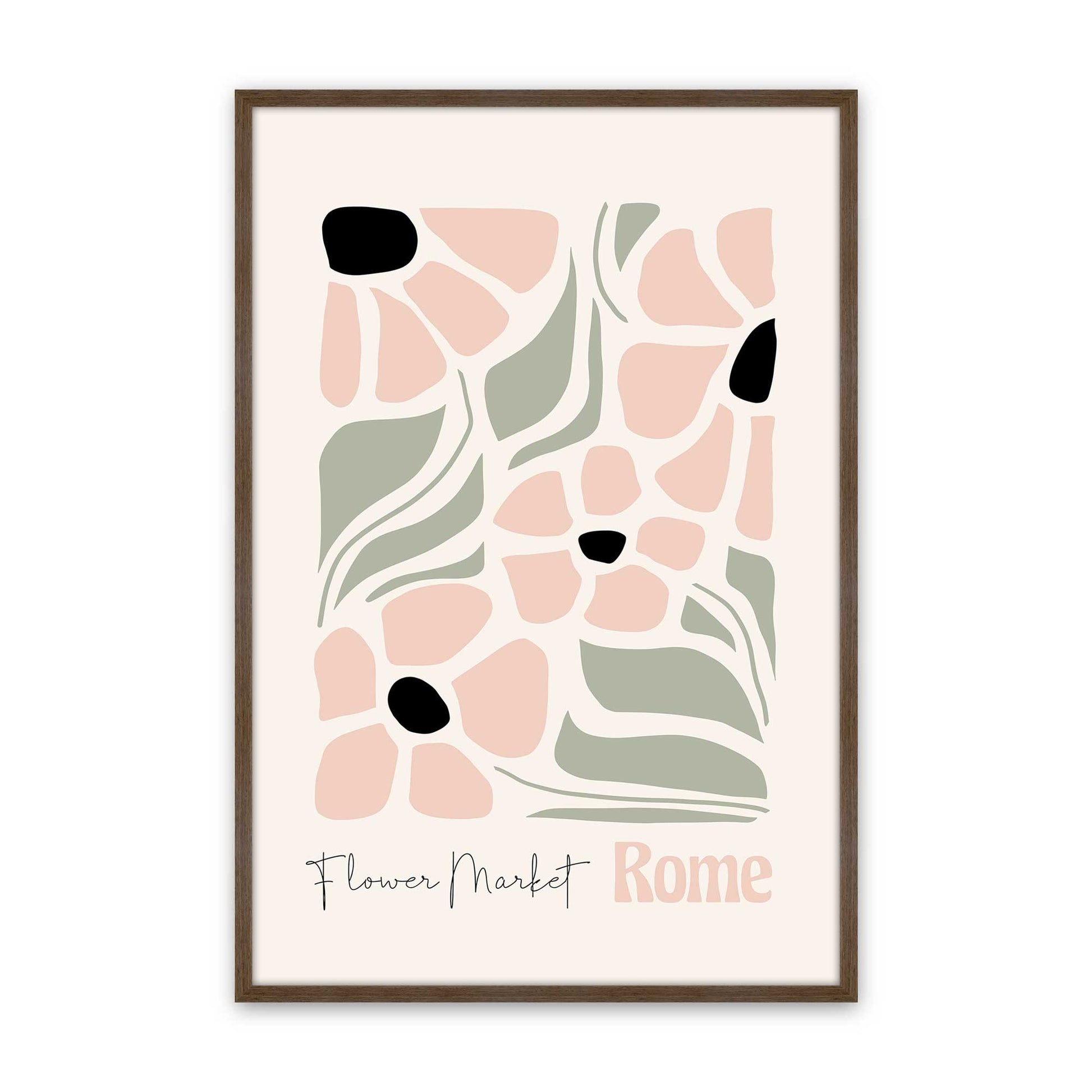 [Color:Walnut], Picture of art in a Walnut frame