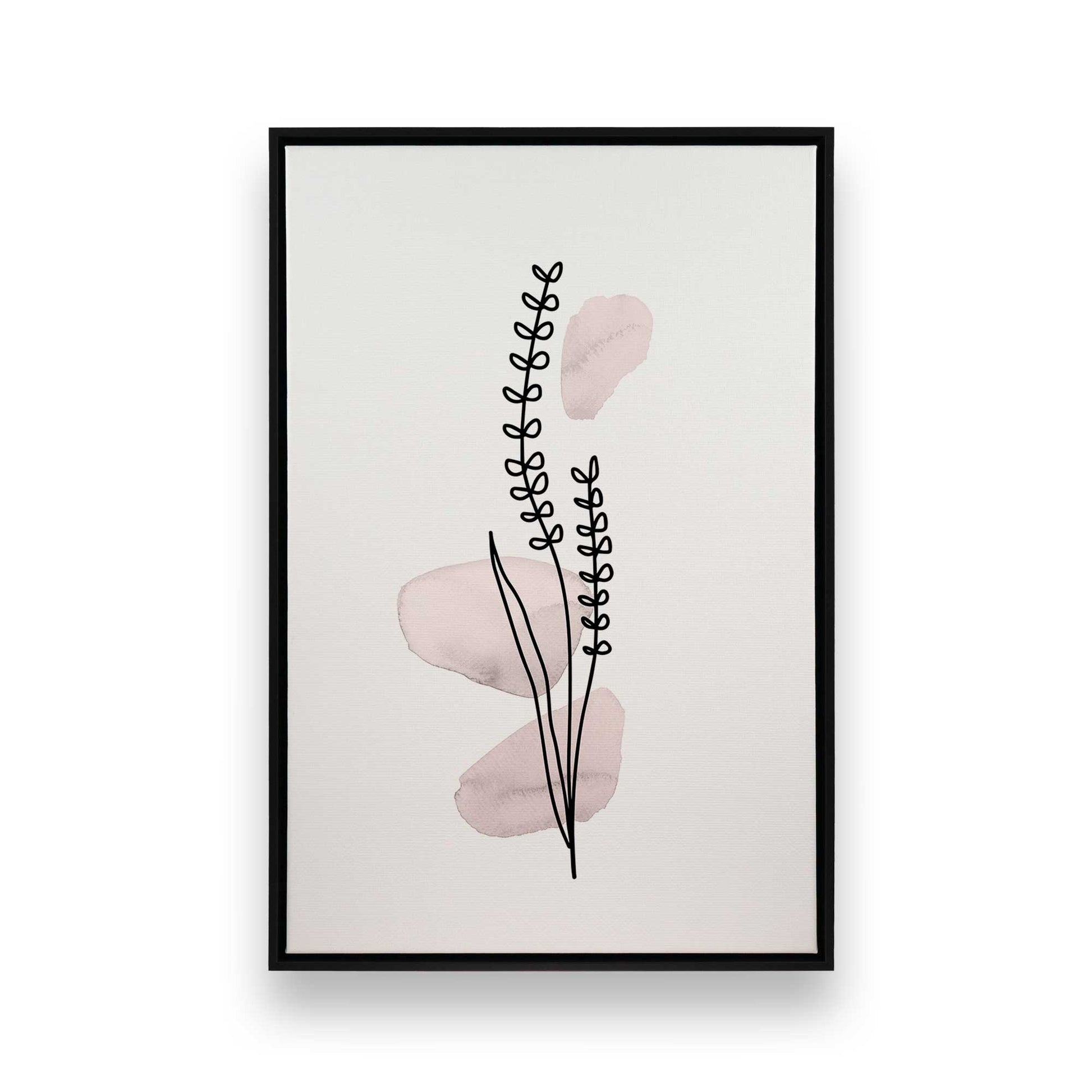 [Color:Satin Black], Picture of art in a Satin Black frame