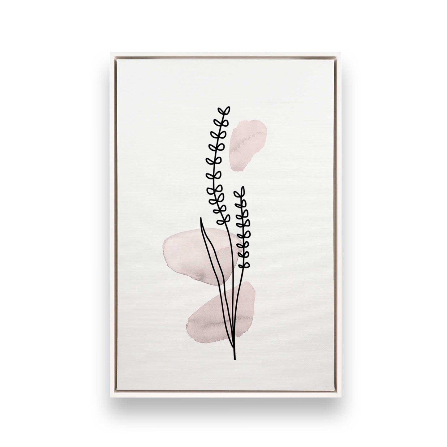 [Color:Opaque White], Picture of art in a White frame