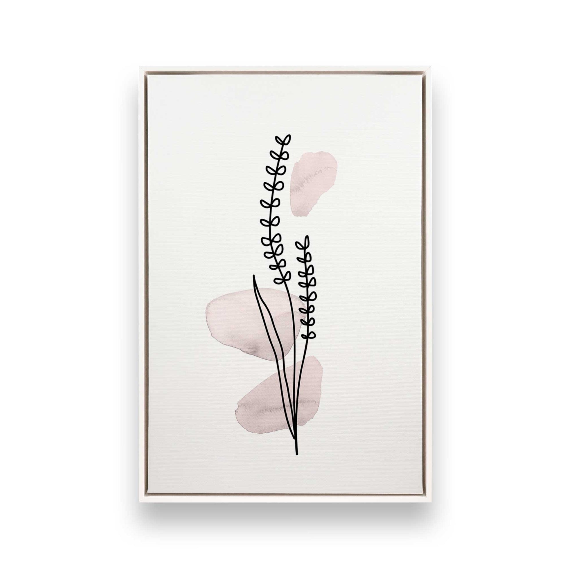 [Color:Opaque White], Picture of art in a White frame