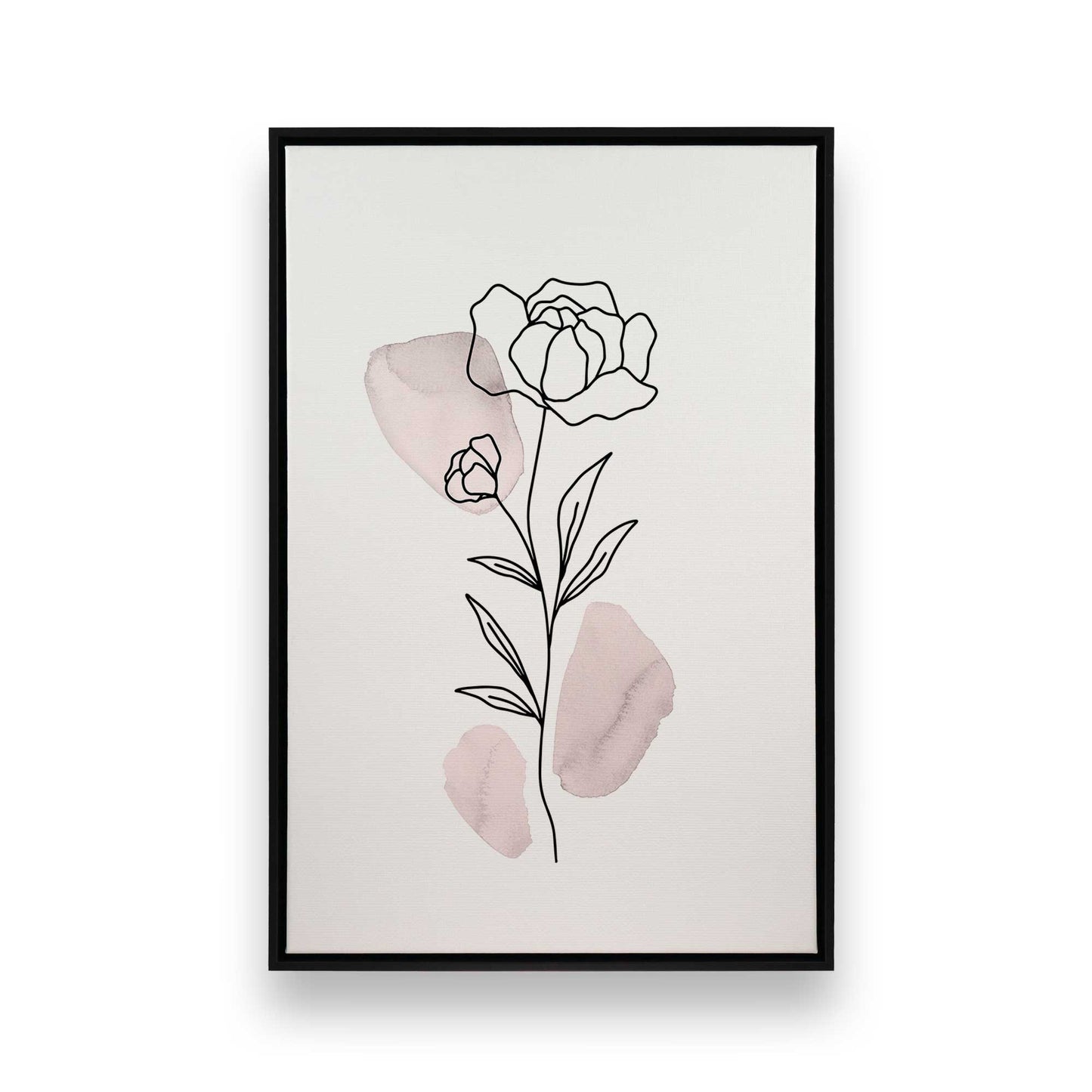 [Color:Satin Black], Picture of art in a Satin Black frame