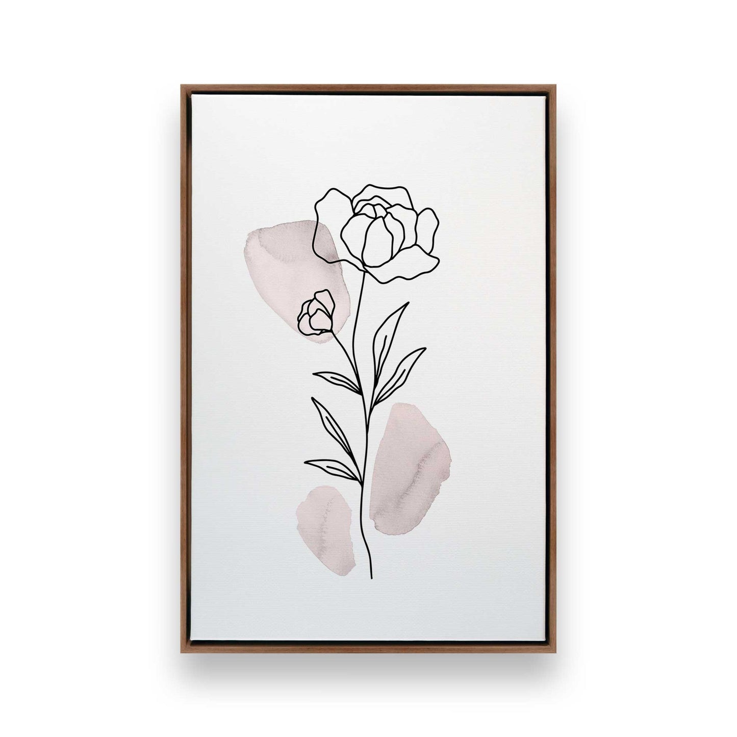 [Color:Walnut], Picture of art in a Walnut frame