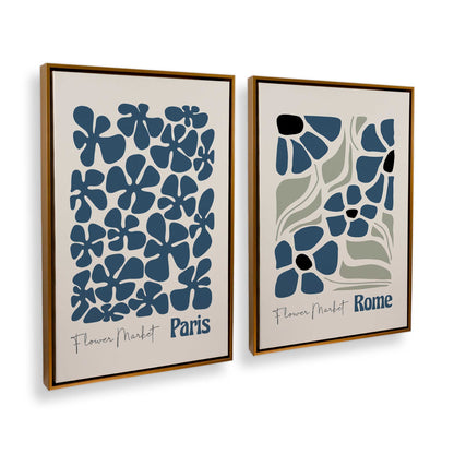 [Color:Polished Gold], Picture of art in a Polished Gold frame at an angle