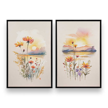[Color:Satin Black], Picture of art in a Satin Black frame