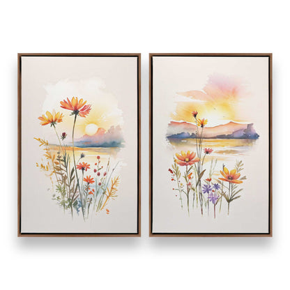 [Color:Walnut], Picture of art in a Walnut frame