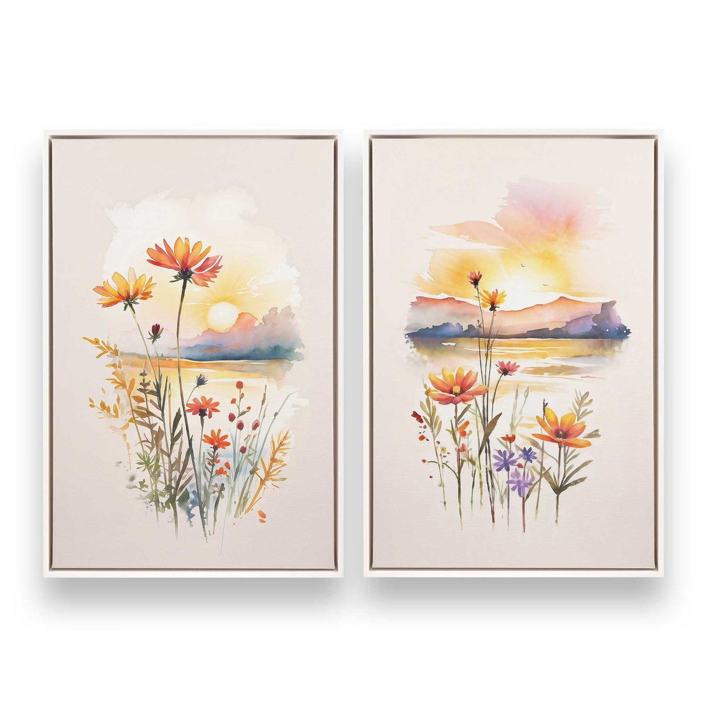 [Color:Opaque White], Picture of art in a White frame