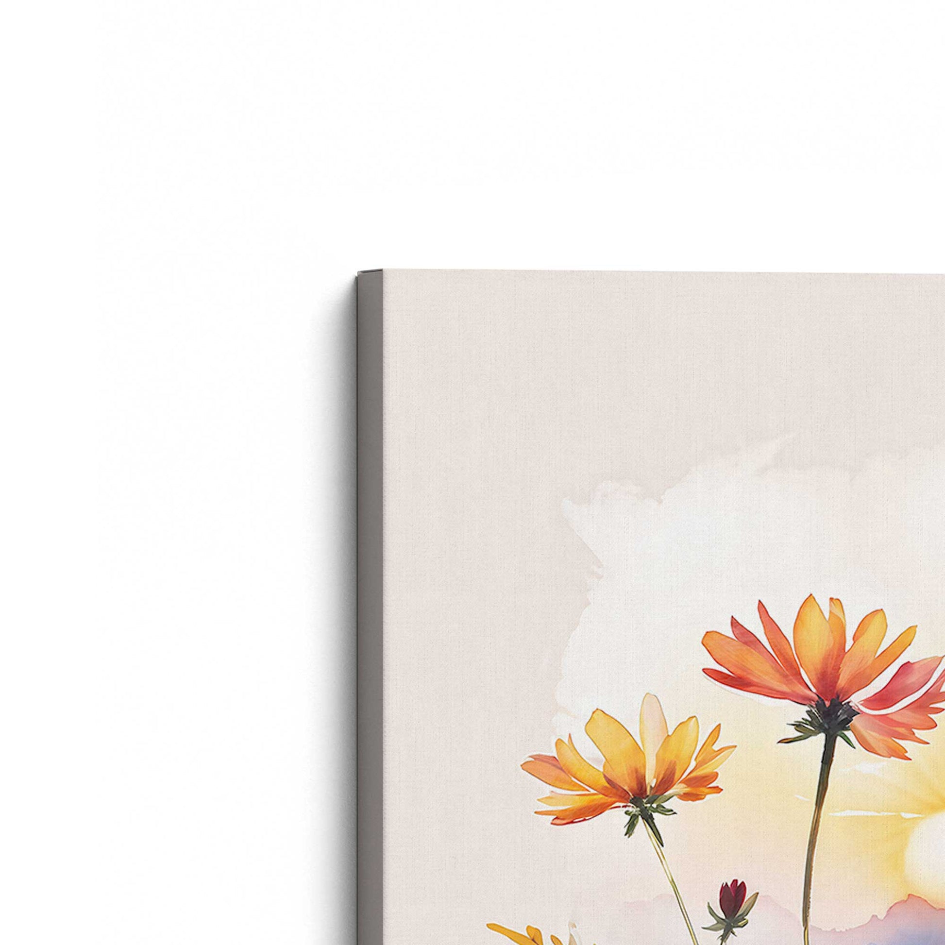 [Color:Stretched Canvas], Picture of the corner of the art