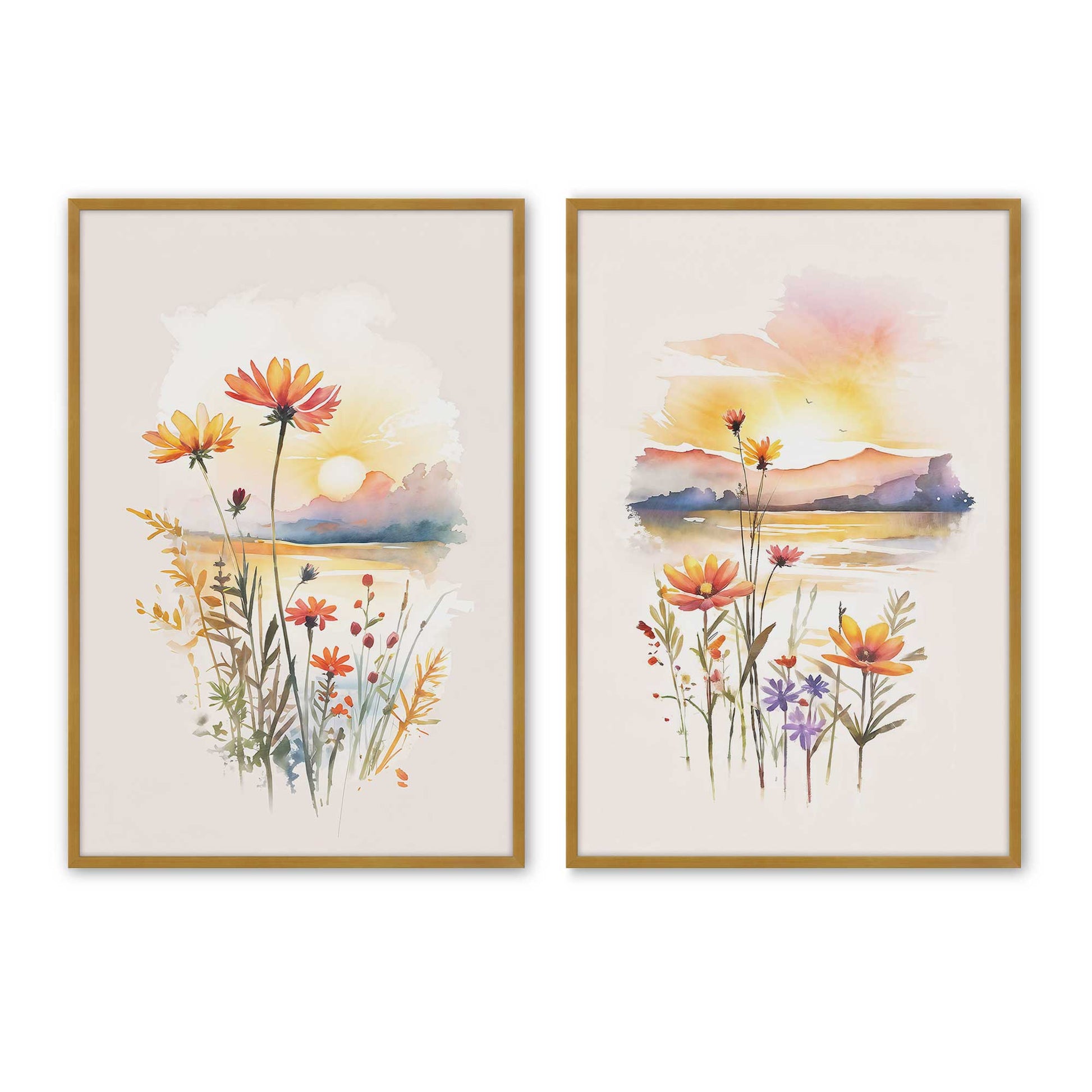 [Color:Polished Gold], Picture of art in a Polished Gold frame