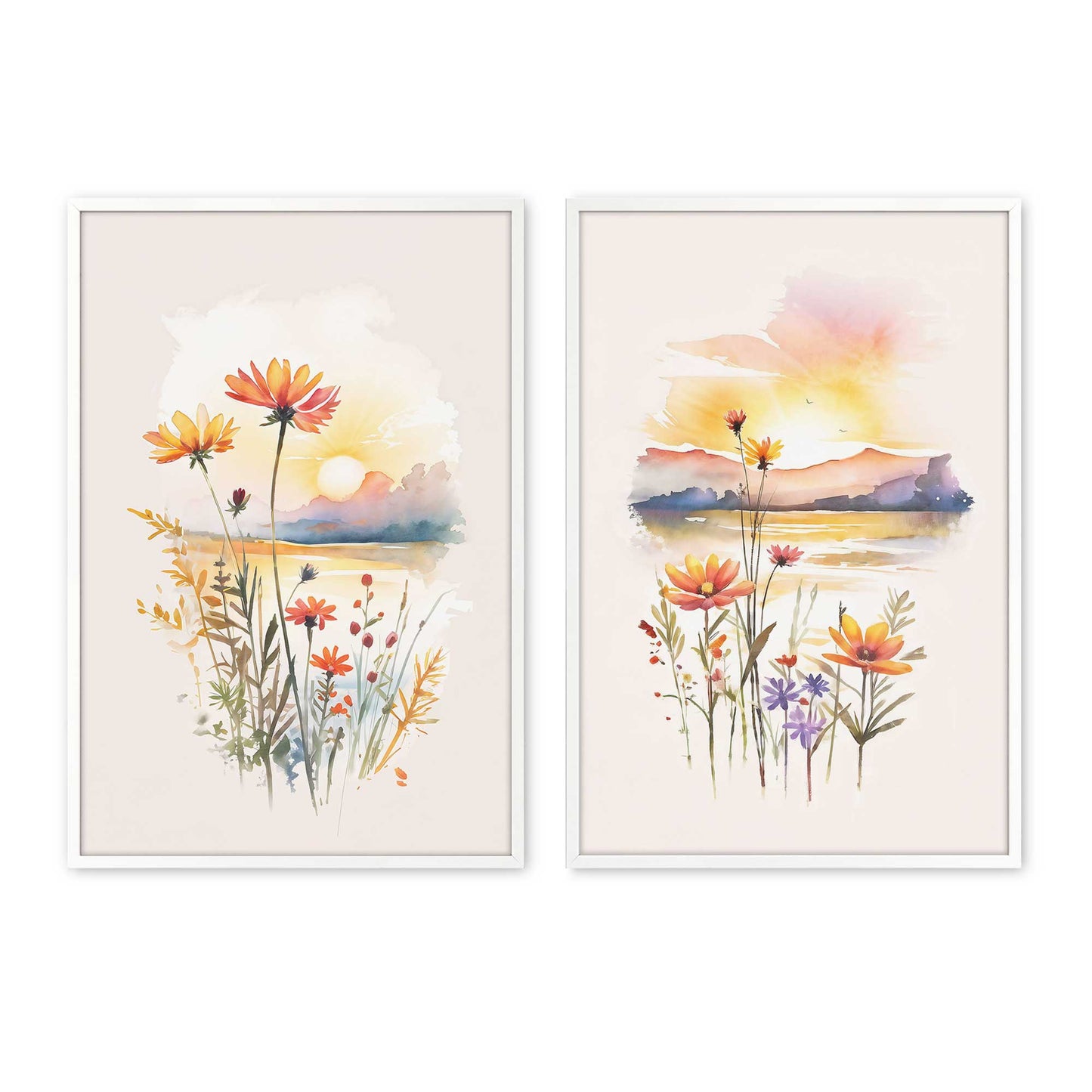 [Color:Opaque White], Picture of art in a Opaque White frame