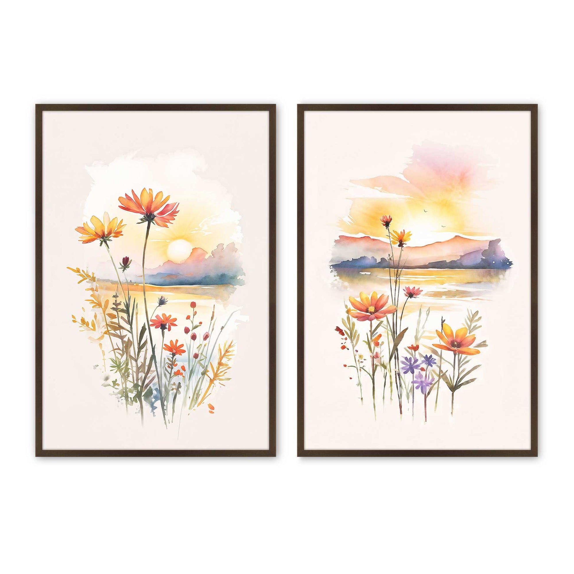 [Color:Belvinder Brown], Picture of art in a Belvinder Brown frame
