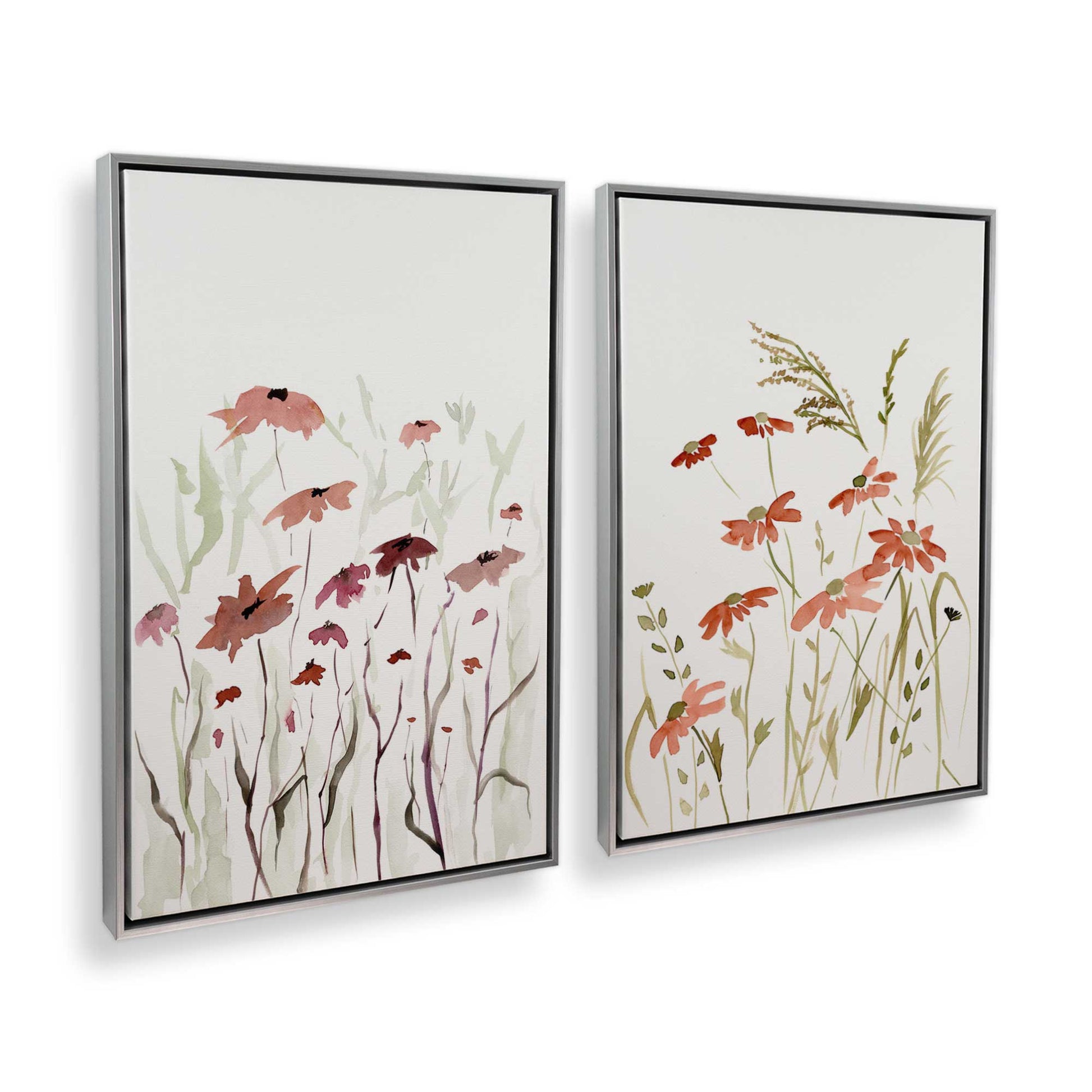 [Color:Polished Chrome], Picture of art in a Polished Chrome frame at an angle
