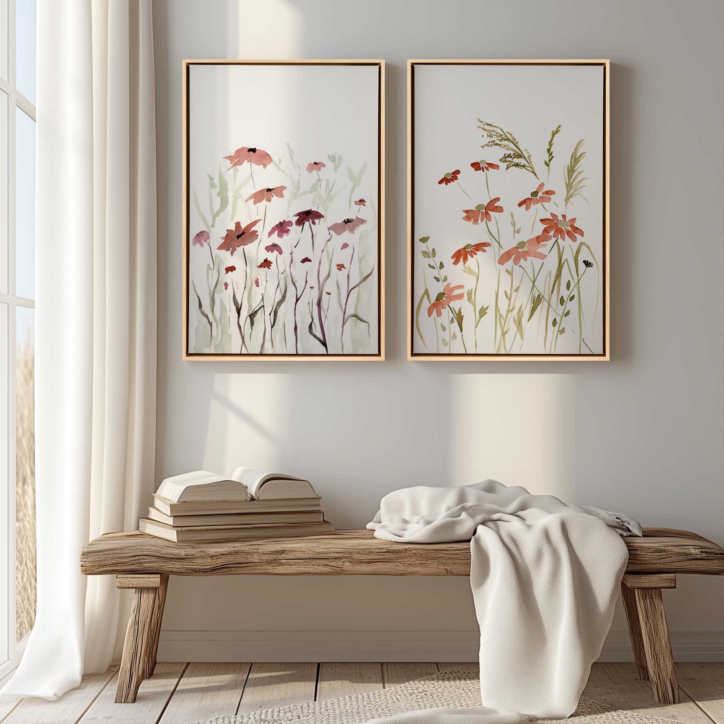 [Color:American Maple], Picture of art in a American Maple frame