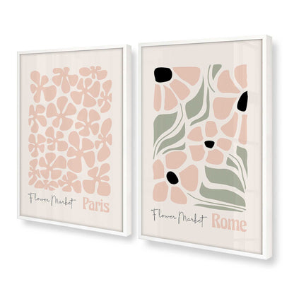 [Color:Opaque White], Picture of art in a Opaque White frame at an angle