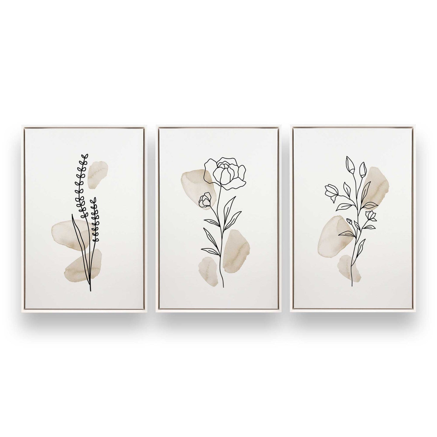 [Color:Opaque White], Picture of art in a White frame