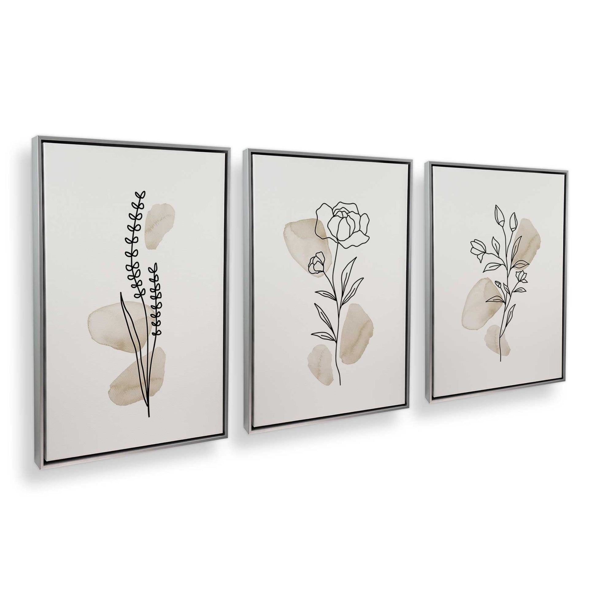 [Color:Polished Chrome], Picture of art in a Polished Chrome frame at an angle