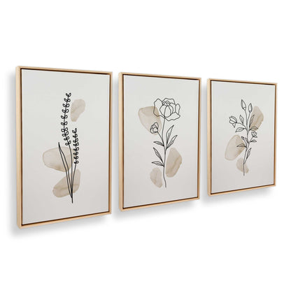[Color:American Maple], Picture of art in a American Maple frame at an angle