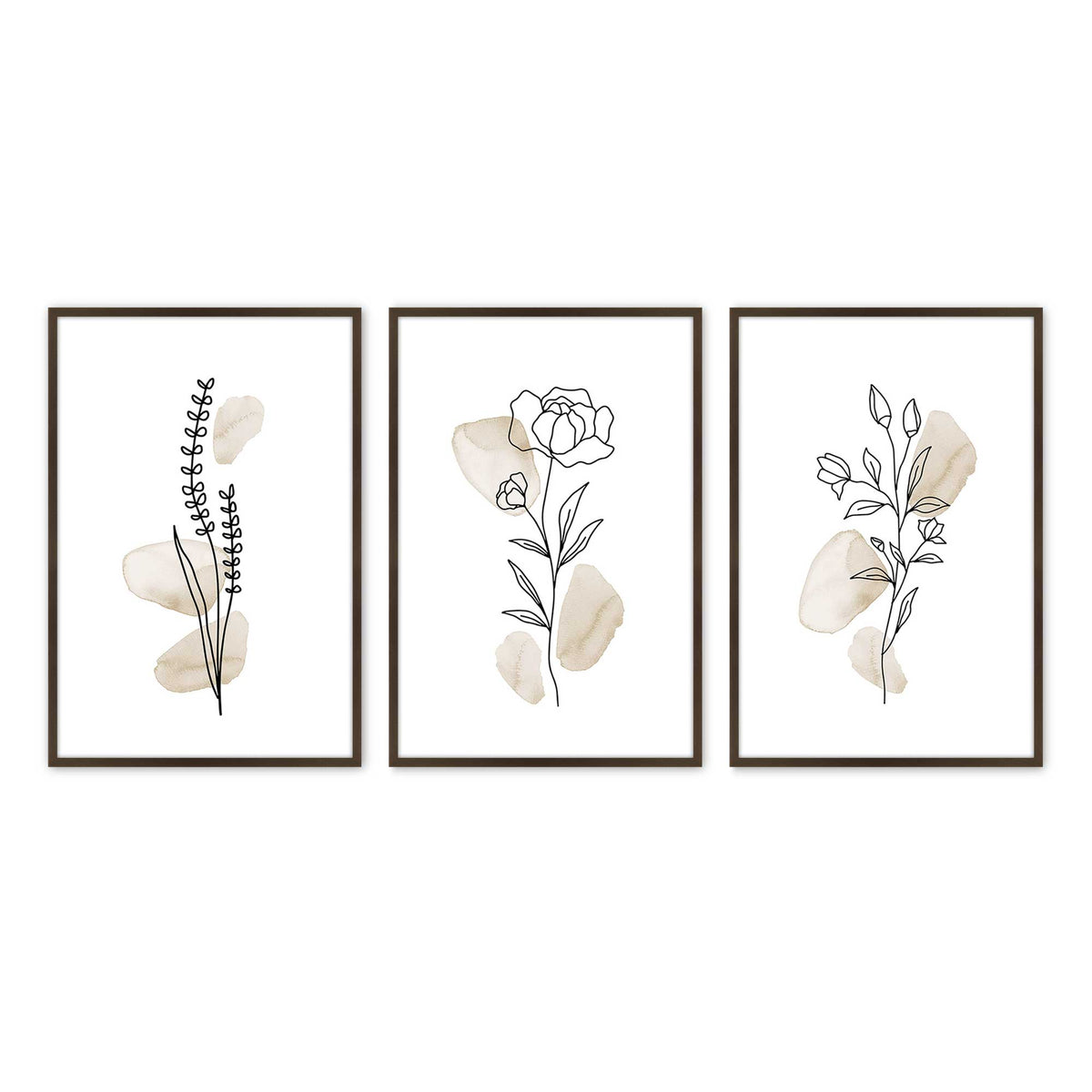 [Color:Belvinder Brown], Picture of art in a Belvinder Brown frame